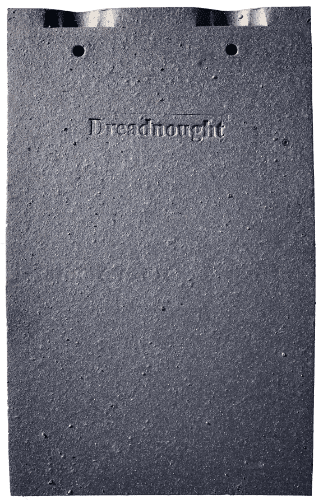 Single Dreadnought roof tile in Staffordshire Blue...my favorite.
