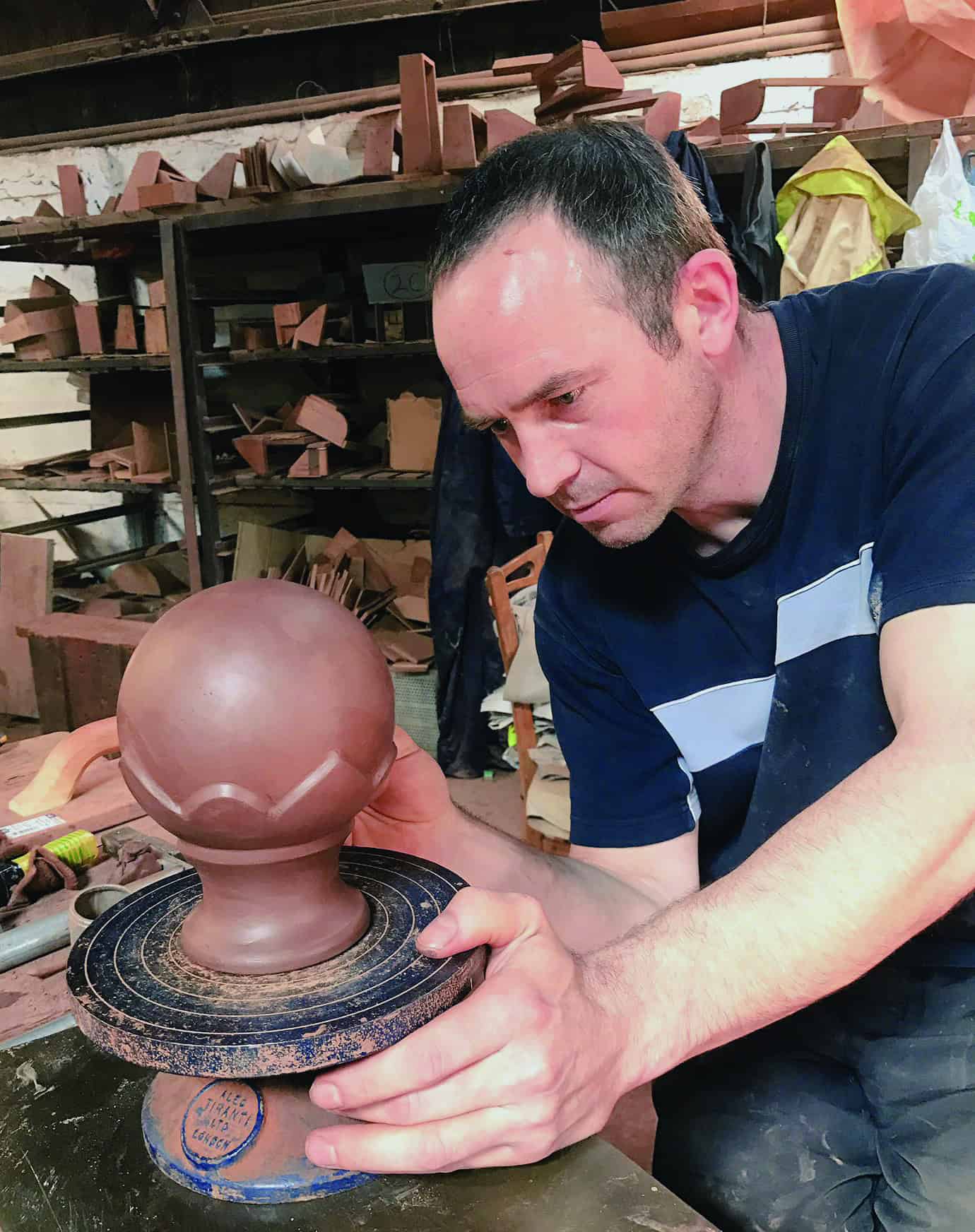Dreadnought Craftsman Custom Making Ornamental Ridge Tile