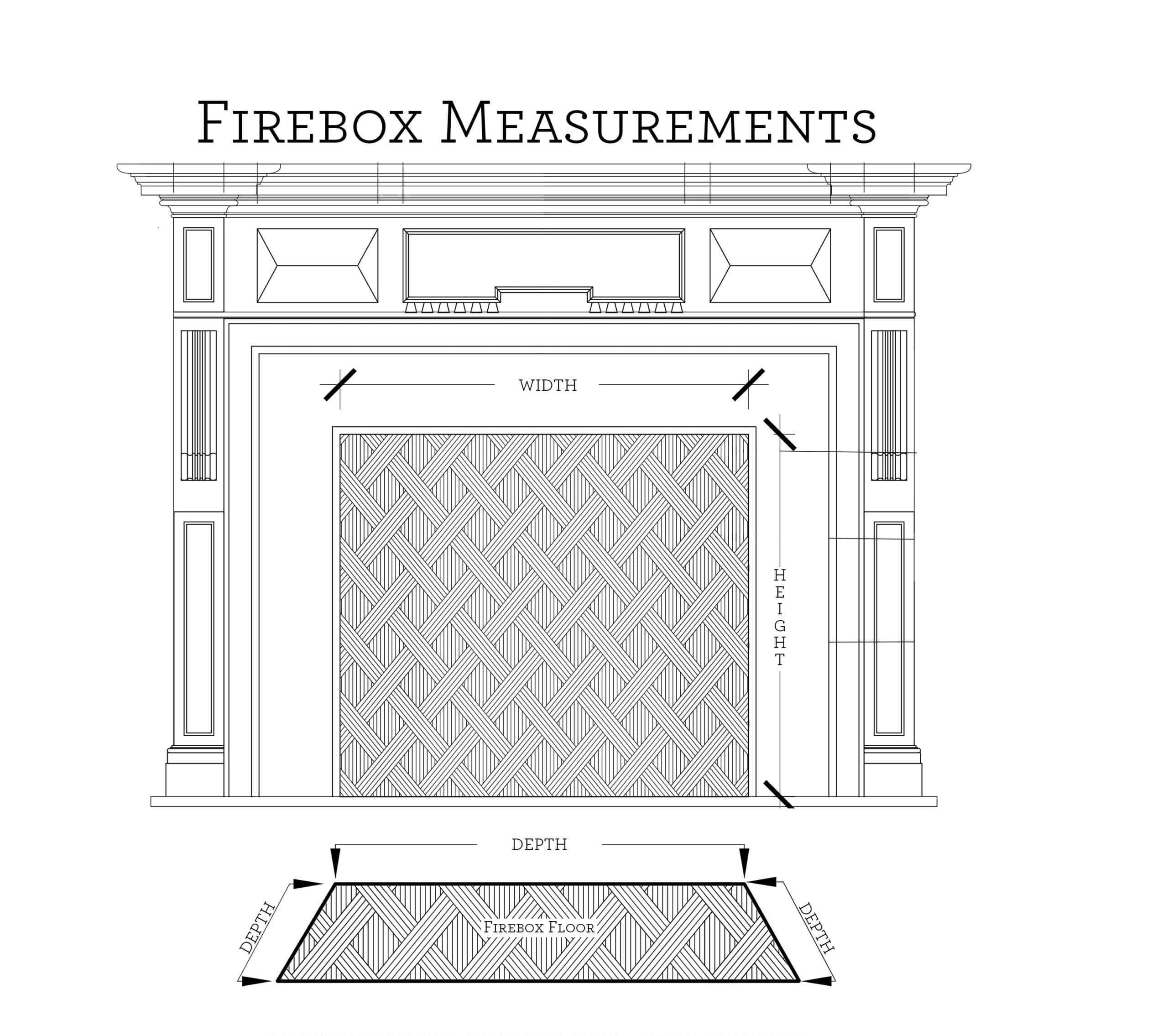 How to Measure a Fireplace So You Can Use Clay Roof Tiles in Interesting Patterns