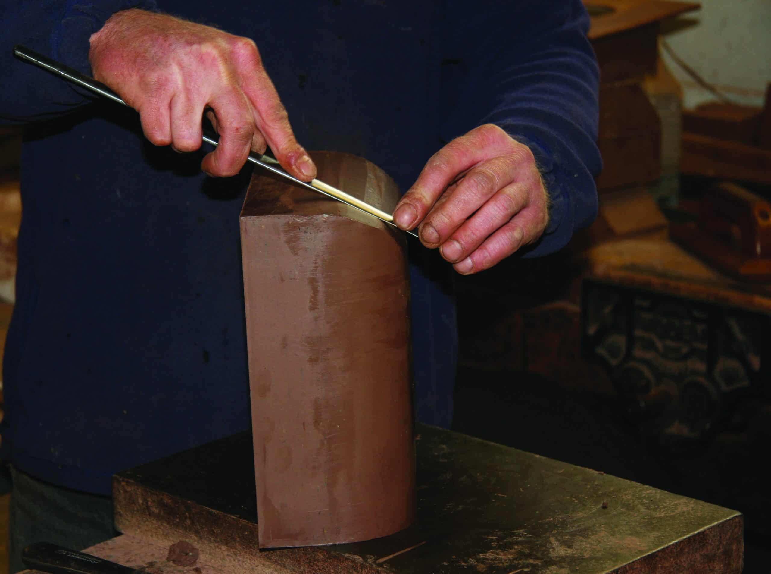Handmaking Clay Roof Tiles at Dreadnought