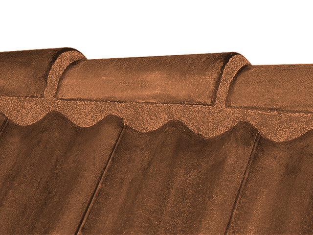 Light Brown Rust Flexim Roof Mortar
