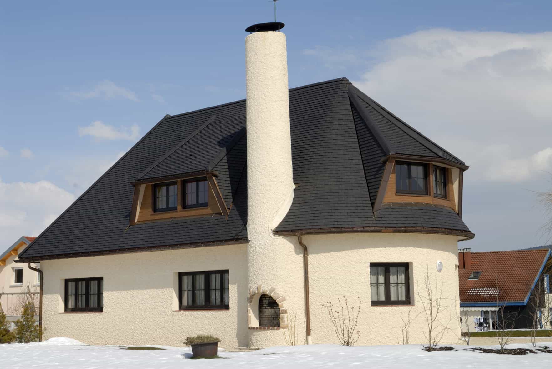 Edilians Clay Shingle Tile in Slate Blend