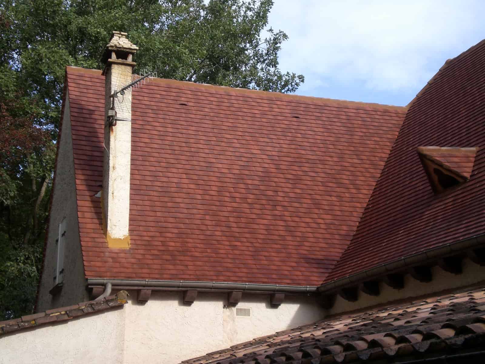 Edilians Clay Shingle Tile in Quercy Blend 2